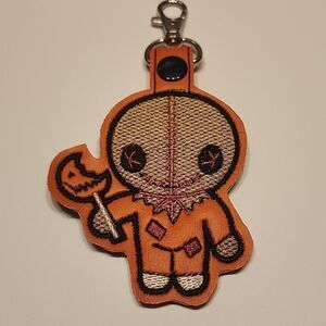 Scarecrow Boy Chibi Embroidered Key Chain